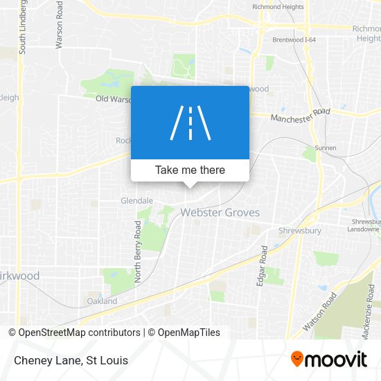 Mapa de Cheney Lane