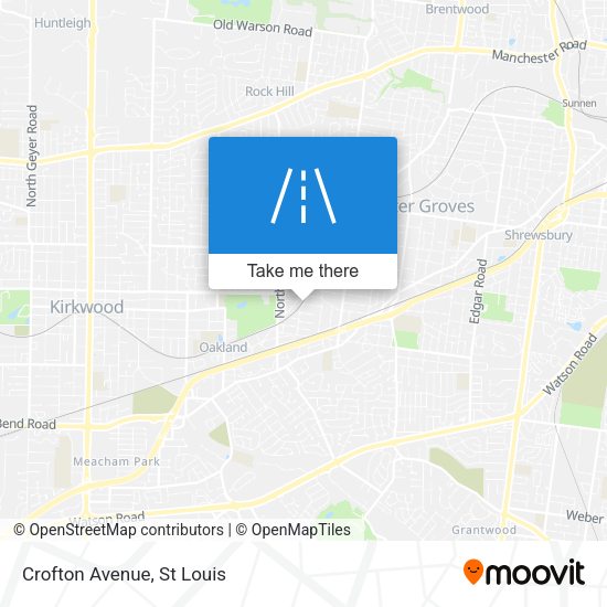 Mapa de Crofton Avenue