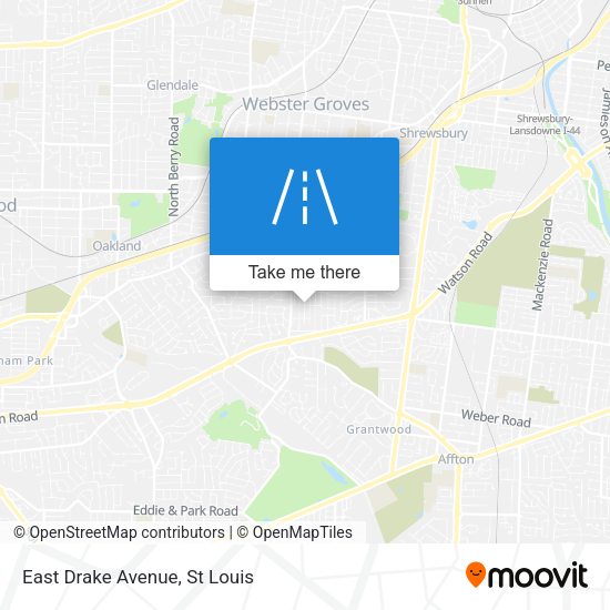 East Drake Avenue map