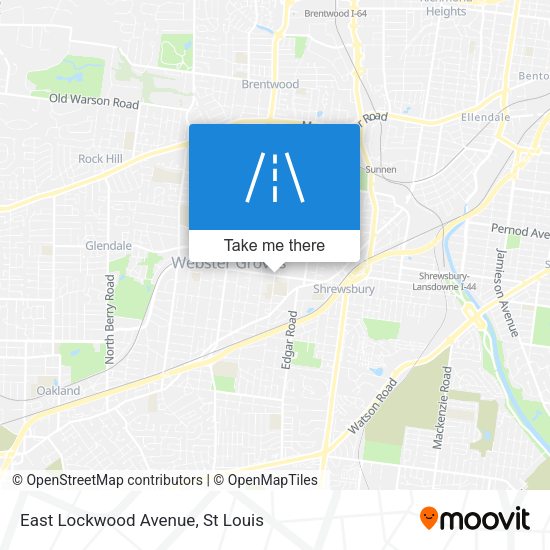 East Lockwood Avenue map