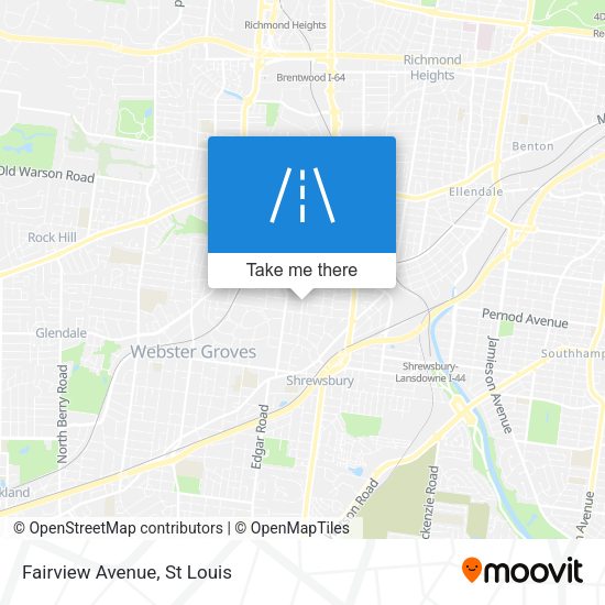 Mapa de Fairview Avenue