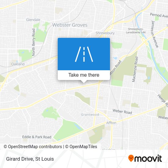 Mapa de Girard Drive