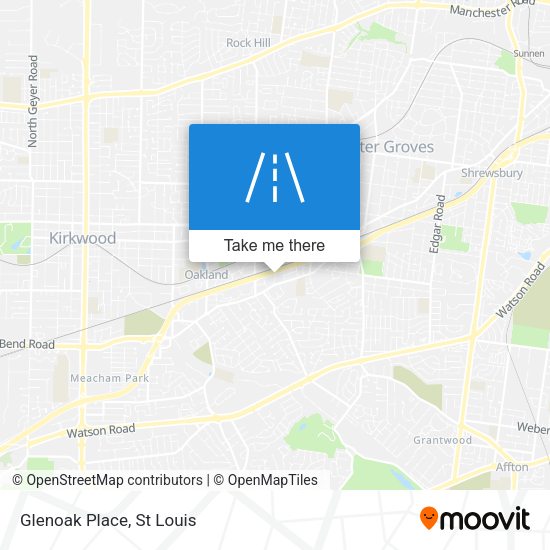 Mapa de Glenoak Place