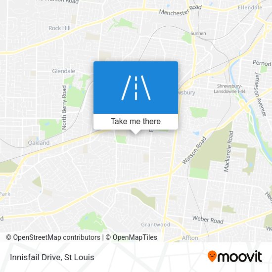 Mapa de Innisfail Drive
