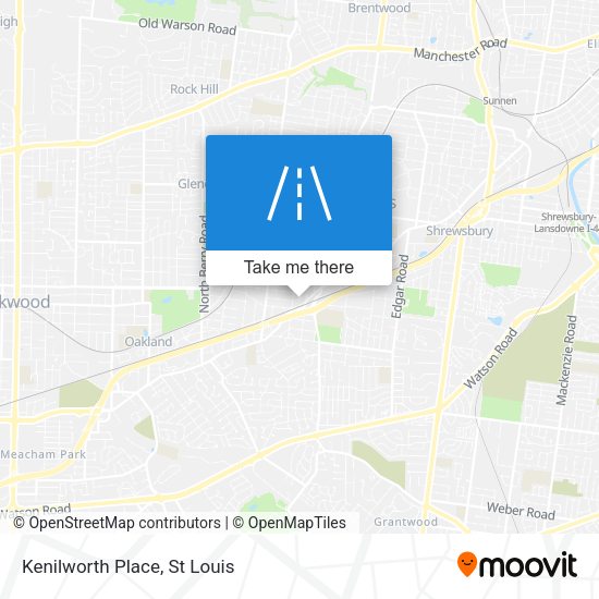 Mapa de Kenilworth Place