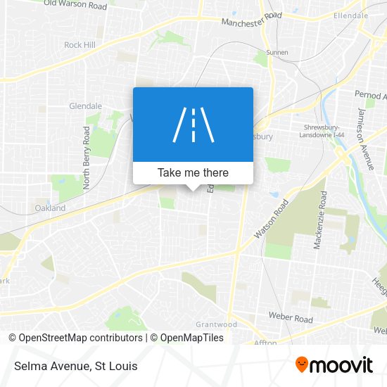 Mapa de Selma Avenue