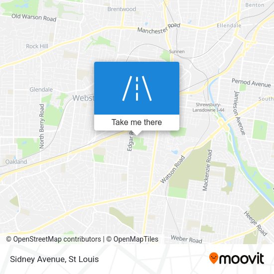 Mapa de Sidney Avenue