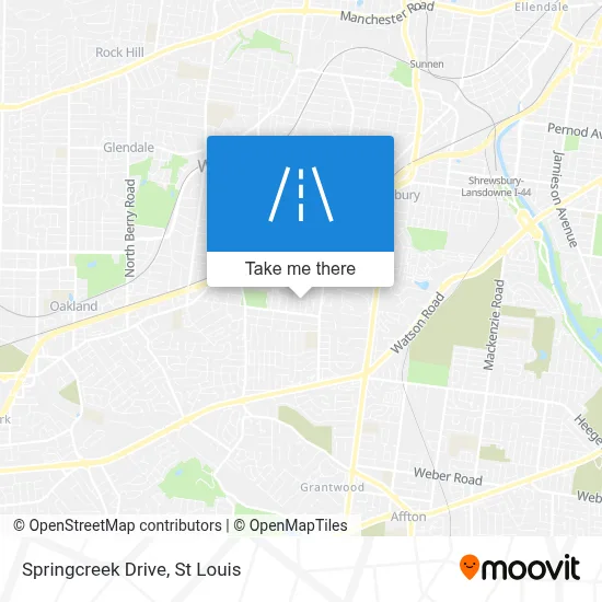 Springcreek Drive map