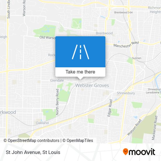 Mapa de St John Avenue