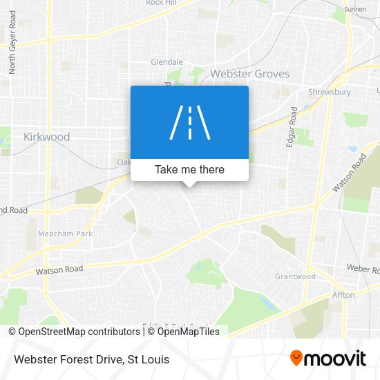 Webster Forest Drive map