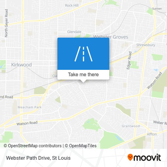 Webster Path Drive map