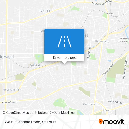 Mapa de West Glendale Road