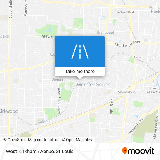 West Kirkham Avenue map