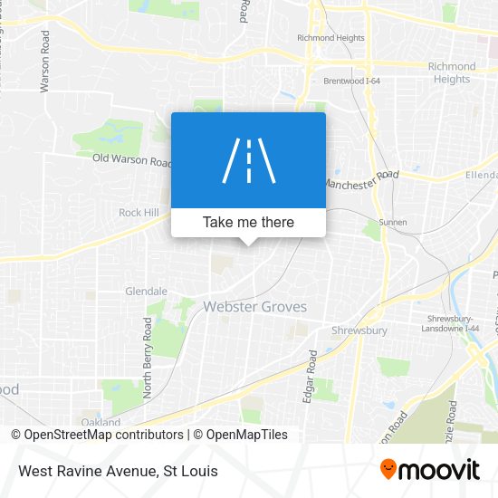 Mapa de West Ravine Avenue