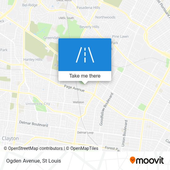 Mapa de Ogden Avenue