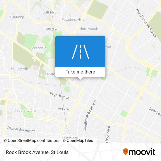 Mapa de Rock Brook Avenue