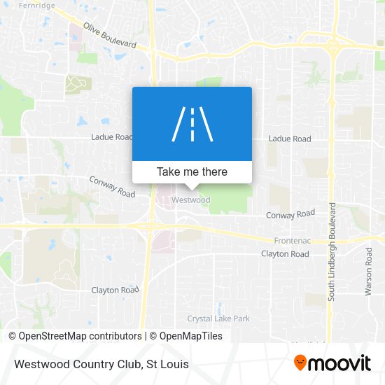 Westwood Country Club map