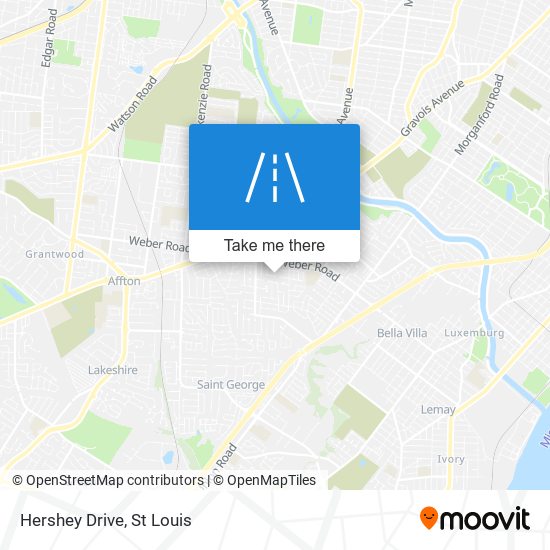 Mapa de Hershey Drive