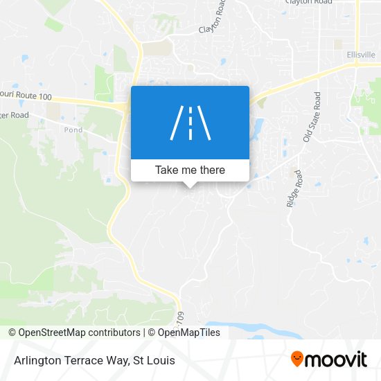 Mapa de Arlington Terrace Way