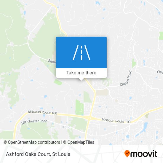 Mapa de Ashford Oaks Court