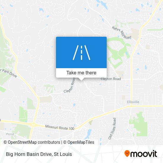 Big Horn Basin Drive map