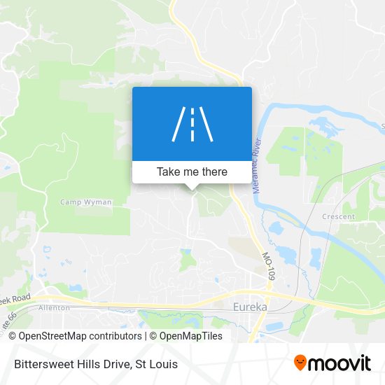 Mapa de Bittersweet Hills Drive