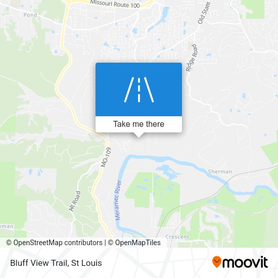 Mapa de Bluff View Trail
