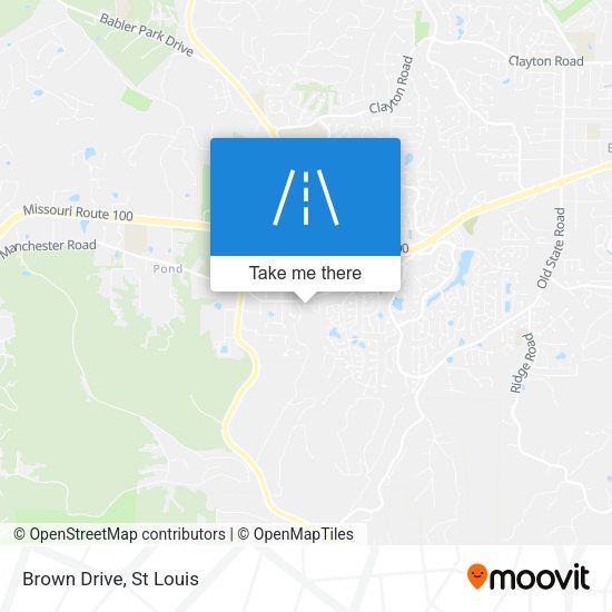 Mapa de Brown Drive