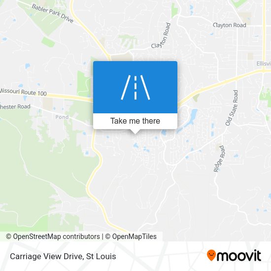 Carriage View Drive map