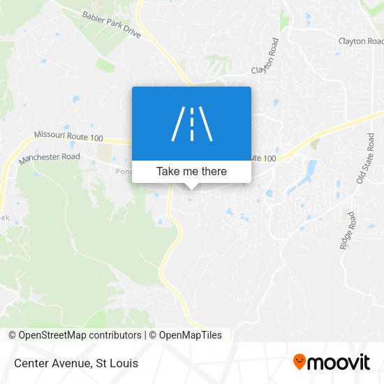 Mapa de Center Avenue
