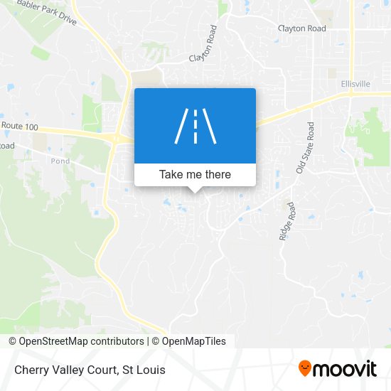 Cherry Valley Court map