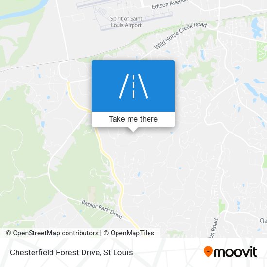 Chesterfield Forest Drive map