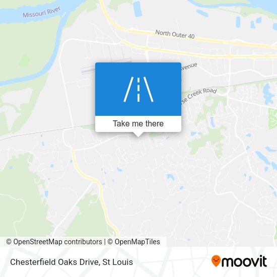 Chesterfield Oaks Drive map