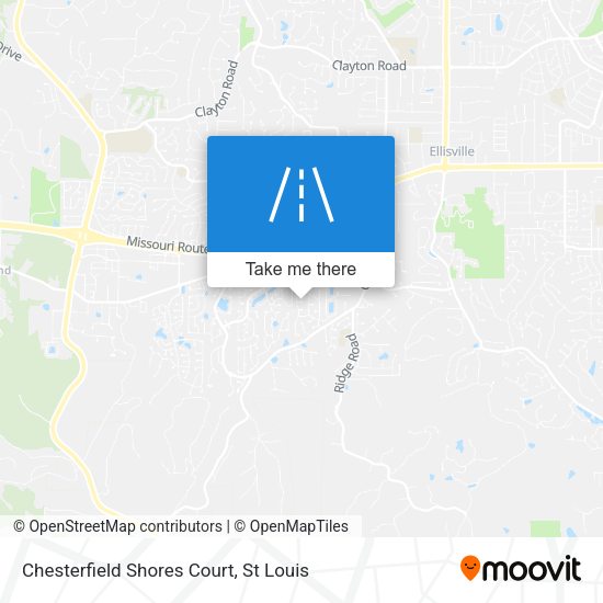 Chesterfield Shores Court map