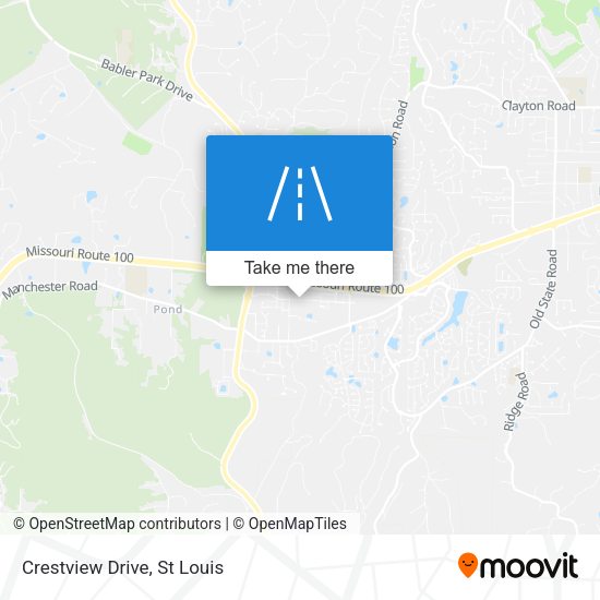 Mapa de Crestview Drive