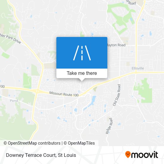 Mapa de Downey Terrace Court