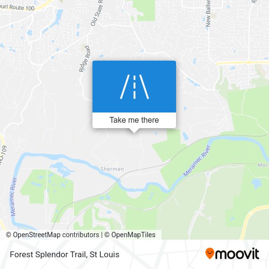 Mapa de Forest Splendor Trail