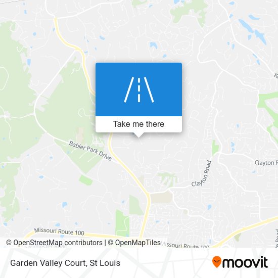 Mapa de Garden Valley Court