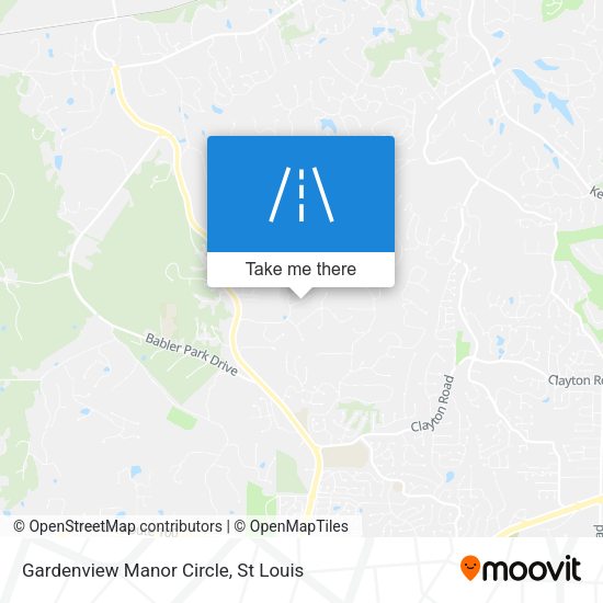 Gardenview Manor Circle map