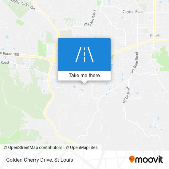 Golden Cherry Drive map