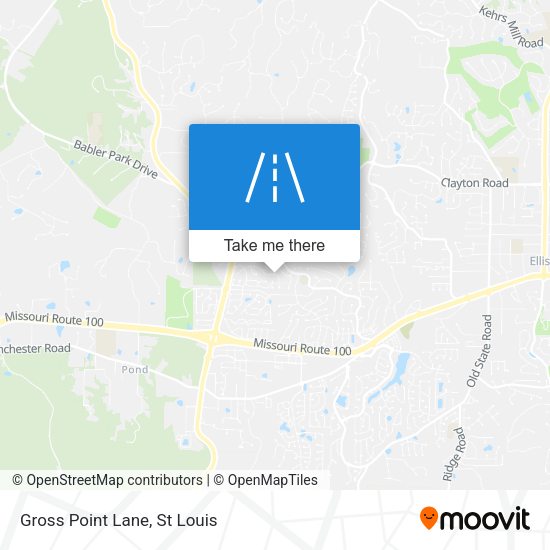 Mapa de Gross Point Lane