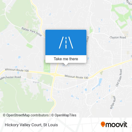 Hickory Valley Court map