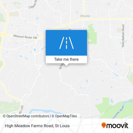 High Meadow Farms Road map