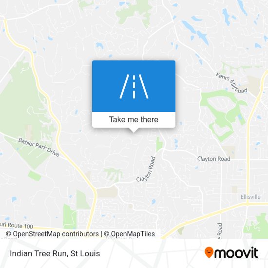 Indian Tree Run map