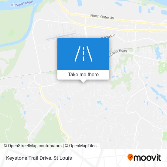 Keystone Trail Drive map
