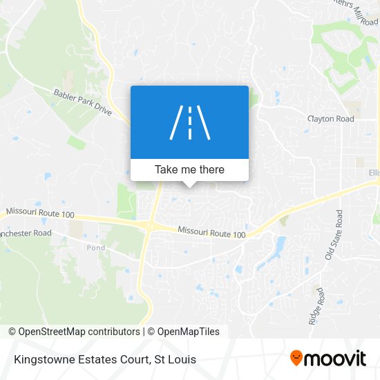 Kingstowne Estates Court map