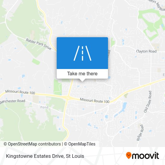 Kingstowne Estates Drive map