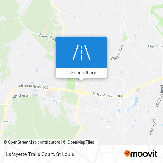 Mapa de Lafayette Trails Court