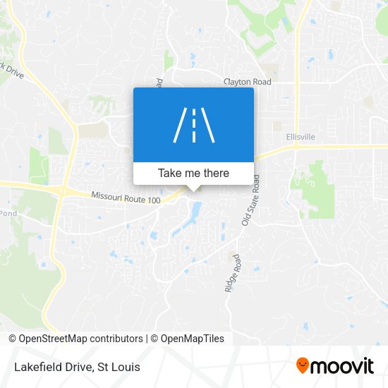 Mapa de Lakefield Drive