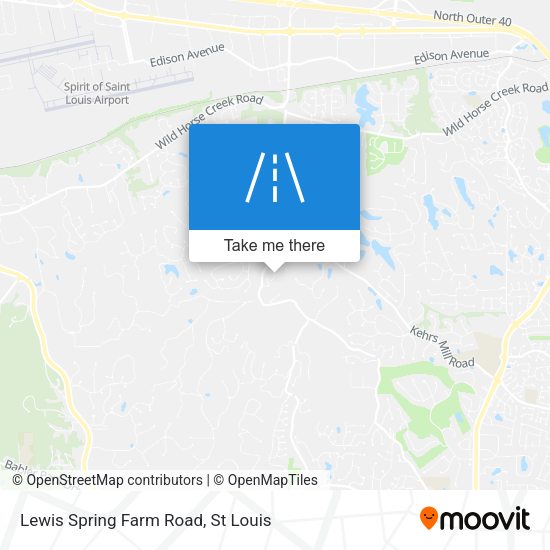 Mapa de Lewis Spring Farm Road